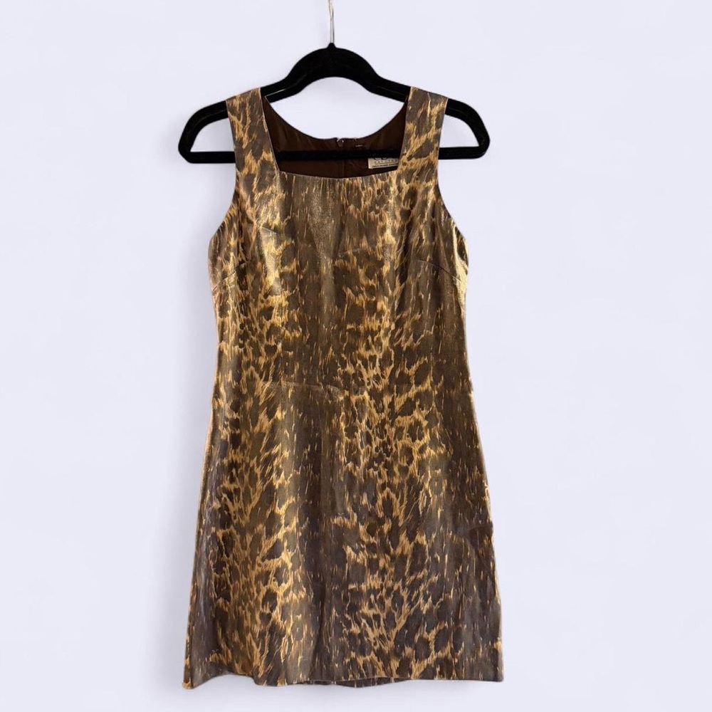 Mini Leopard Print Dress